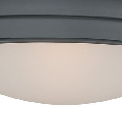 Keenan Oil Rubbed Bronze 12" Glass Bowl Ceiling Light