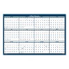 Recycled Poster Style Reversible/Erasable Yearly Wall Calendar, 32 x 48, White/Blue/Gray Sheets, 12-Month (Jan to Dec): 2026 - 3 of 3
