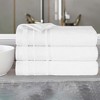 Cotton Medium Weight Bath Towel Set of 3 by Blue Nile Mills - 2 of 4
