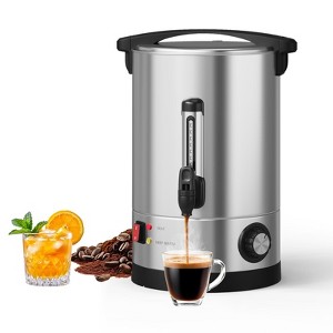 GustoWave 70/110 cup Commercial Coffee Urn,Stainless Steel Hot Coffee Maker, Double Wall Thermal Carafe for Events, Catering, Parties - 1 of 4