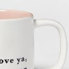 16oz Stoneware Love Ya Mean It Color Splash Mug - Threshold™ : Target