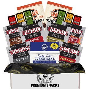 Buffalo Bills Gluten Free Jerky & More Meat Snack Gift Box (15 gluten free meat snacks) - 1 of 4