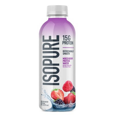 Isopure RTD Mixed Berry Protein Water - 20 fl oz