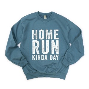 Simply Sage Market Women's Graphic Sweatshirt Home Run Kinda Day - 1 of 4
