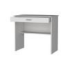 INFURNIC Desks White Storage Desk with Drawer and Shelf Easy to Assemble for Organized and Efficient Workspace, White, 31.5"*19.6"*29" - 2 of 4