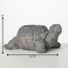 6"H Sullivans Charcoal Tortoise Planter, Gray - 4 of 4