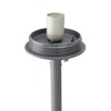 Kaemingk 23.25" Gray and White Outdoor Table Top Patio Lamp - image 2 of 2