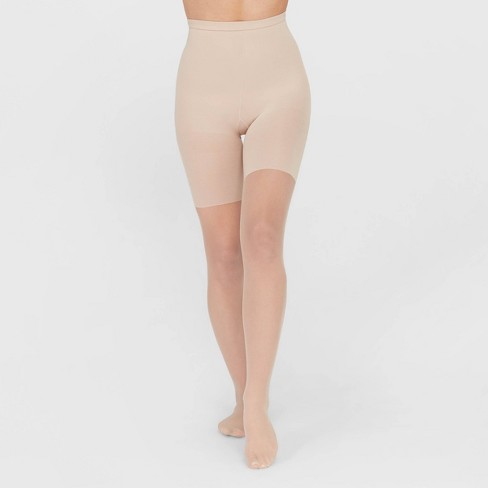 Assets By Spanx Women's High-waist Perfect Pantyhose - Champagne Nude 3 :  Target