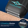 YEVYO Rechargeable Foil Shaver, Electric Razor for Men with 3 Speeds, IPX7 Waterproof - 3 of 4