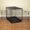 ProSelect Everlasting Dual-Door Crates for Dogs, Foldable, Durable Versatile and Portable, Constructed of Epoxy-Finished Steel - X-Large Black - 4 of 4