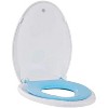Round Toilet Seat with Toddler Seat Built in, Potty Training Toilet Seat Round Fits Both Adult and Child, with Slow Close and Magnets - 2 of 3