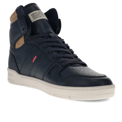 Levi's Mens Bi Hi Ivy Casual Fashion Sneaker Boot, Navy/cream, Size 10 :  Target