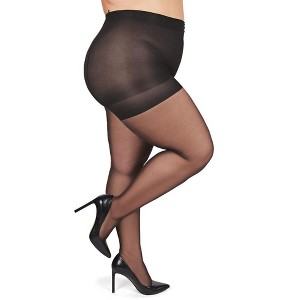 Memoi All Day Curvy Sheer Control Top Pantyhose City - 1 of 2
