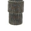 Moda Furnishings Decorative Wood Centerpiece Candle Holder- 4x8"– Elegant Candle Stand for Any Occasion - 4 of 4