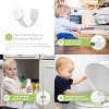 Baby Locks (8-Pack) Child Safety Cabinet Proofing 3M Adhesive Cabinet Drawer Door Latches - 2 of 4
