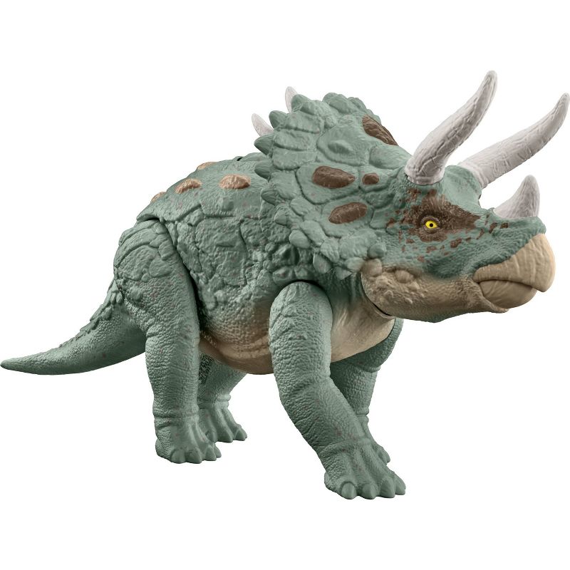 Jurassic World Triceratops Gigantic Trackers Action Figure, 1 of 8