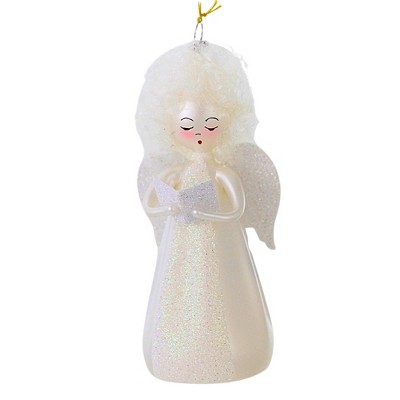 Italian Ornaments 6.0 Inch Celestial Snow Angel Christmas Italian Ornament Tree Ornaments