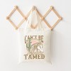 City Creek Prints Can't Be Tamed Rope Canvas Tote Bag - 15x16 - Natural - 2 of 2