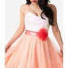 Unique Vintage Women's Replica Barbie Peaches N Cream Dress - 4 of 4