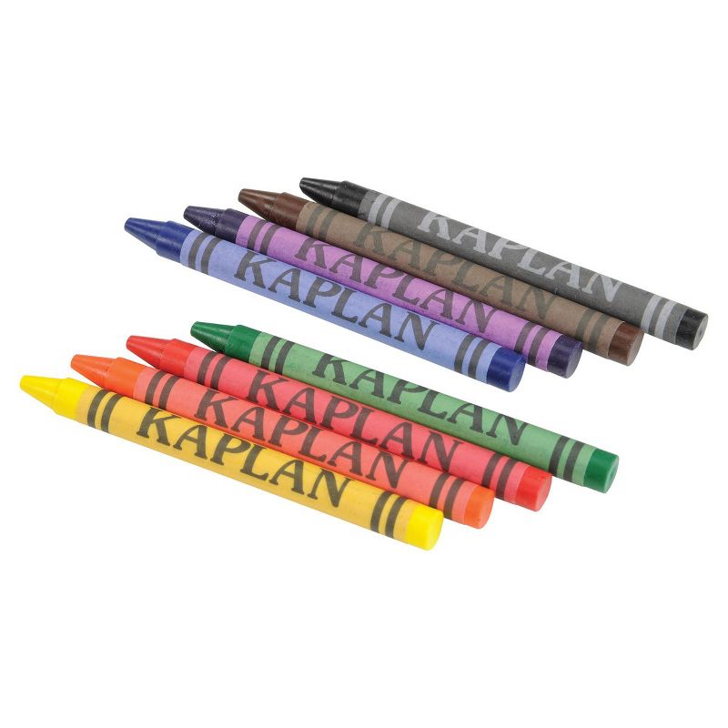 Kaplan Early Learning Large Crayons 8 Count - Set of 24, 2 of 3