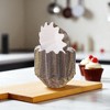 Unique Bargains Cupcake Liners Chrysanthemum Flower Shape Disposable Baking Cups Coated Baking Paper 1.77"x1.18" 50 Pcs - 2 of 4