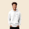 Dalix Embroidered Ghost Hoodie Soft Fleece Hood Sweatshirt Mens - 3 of 4