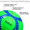 Xcello Sports Soccer Ball Size 4  Assorted Graphics (Orange, Green, Navy) with Pump (Pack of 6) - 3 of 4
