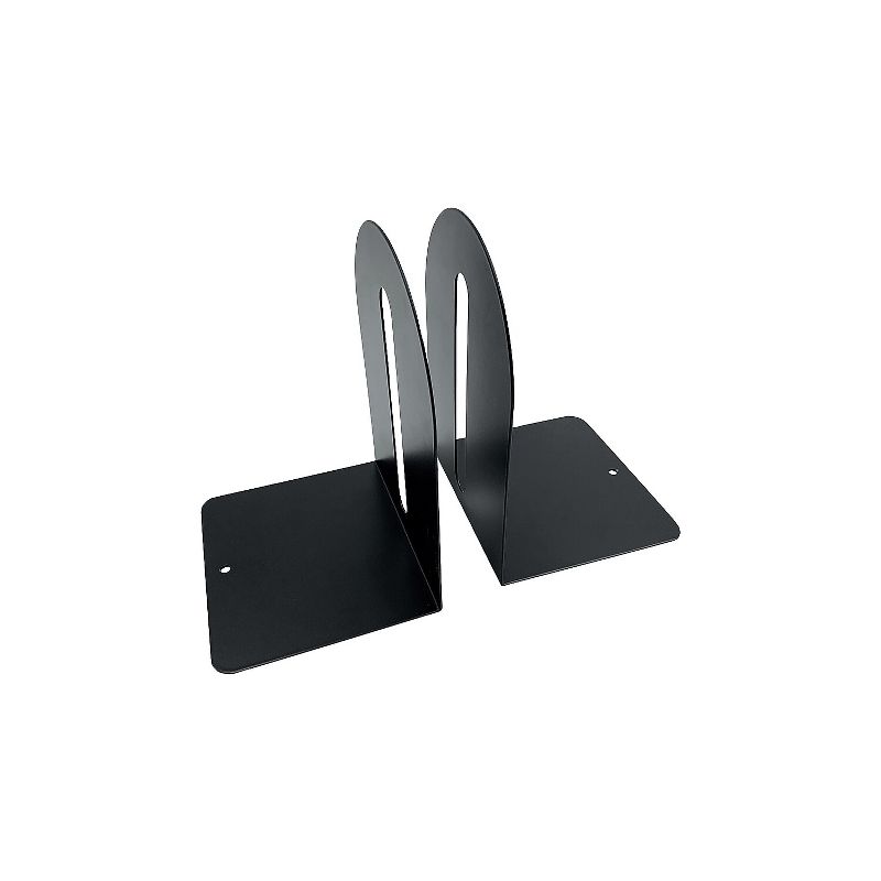 Huron 5.5 Steel Bookends Black Pair HASZ0089, 1 of 4