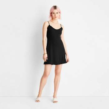 Women's Strappy Mini Ruffle Hem Dress - Future Collective™ with Alani Noelle