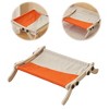 Cat Beds for Indoor, Cat Window Perch, Adjustable Wooden Seat, Easy Assembly Cat Hammock with Sturdy Clamp-On Design Wooden Cats Furniture - 2 of 4