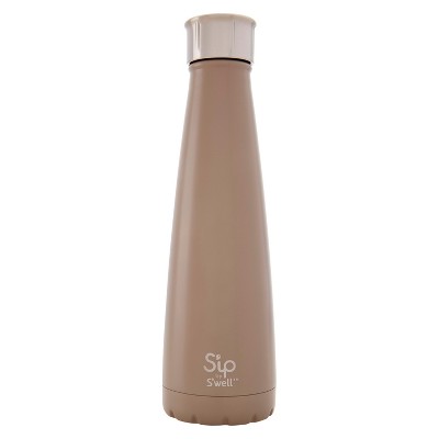 S'ip by S'well® 15oz Stainless Steel Insulated Water Bottle - Steel Gray