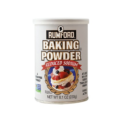 Rumford Gluten Free Reduced Sodium Baking Powder 8 1oz Target