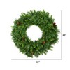 Vickerman Artificial Cheyenne Pine Wreath - 2 of 2