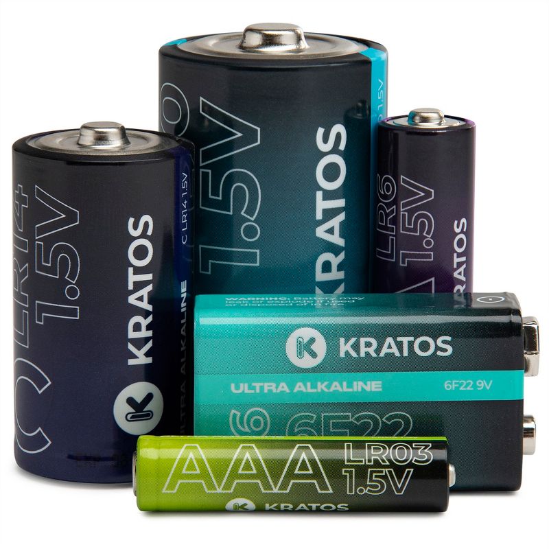 Kratos Power High-Performance Ultra Alkaline C Cell Batteries (12-Pack), 2 of 4