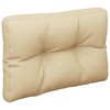 vidaXL Pallet Cushion Beige 23.6"x15.7"x4.7" Fabric - 2 of 4