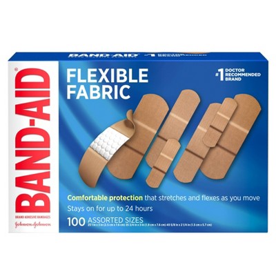 Band-Aid Flexible Fabric - 100ct