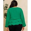 Women's Gorgeous V-neck Blouse - Plus - Oddi - 2 of 2