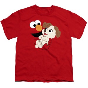 Sesame Street Elmo Tango Face Kids T Shirt For Youth  Red  Large - 1 of 4