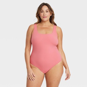 Women's Luxe 4-Way Stretch Tank Bodysuit - Auden™ - 1 of 3