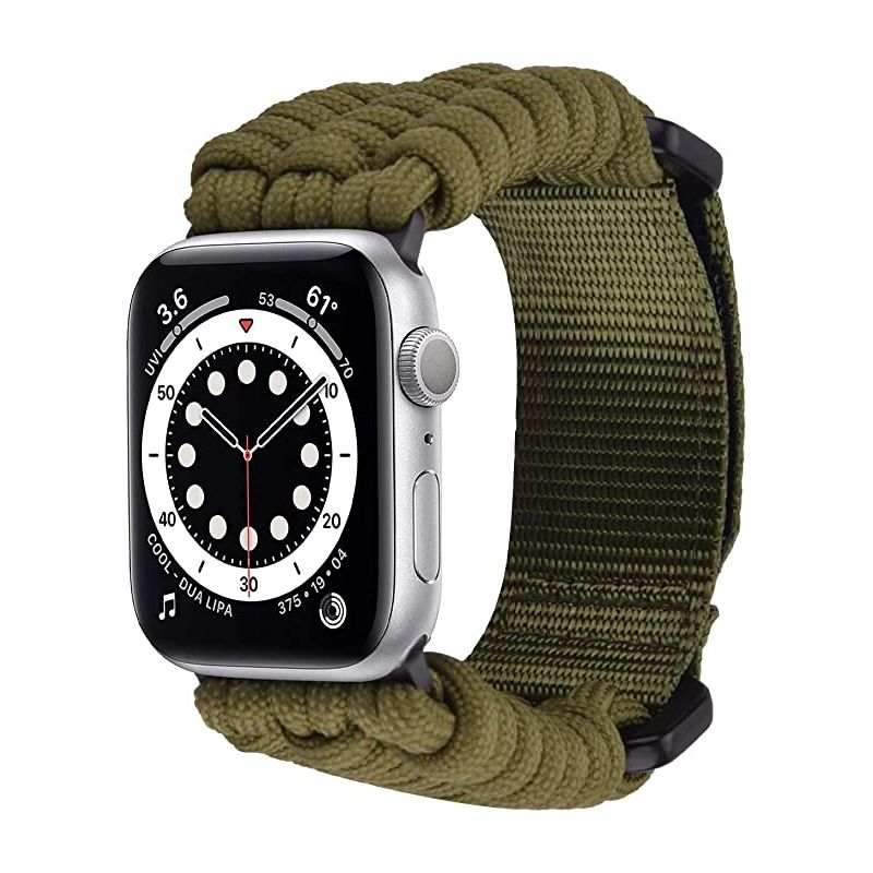 Worryfree Gadgets Nylon Braided Sports Rugged Band for Apple Watch, 1 of 9