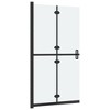 vidaXL Walk-In Shower Wall, Folding Design, Frosted ESG Glass, Space-Saving Bathroom Partition, 31.5 - 4 of 4