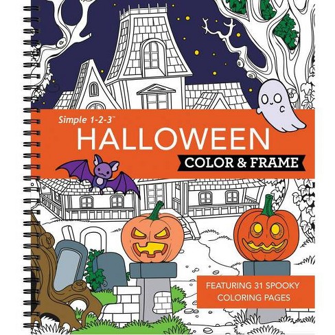 Halloween Coloring Books for Kids - Pack of 12-5es x 7es Mini Colori ·  Art Creativity