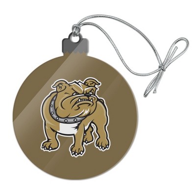 Bryant University Bulldogs Logo Acrylic Christmas Tree Holiday Ornament