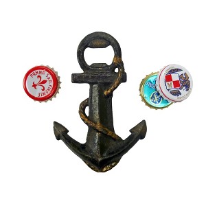 Design Toscano Anchors Aweigh Cast Iron Bottle Opener - 1 of 2