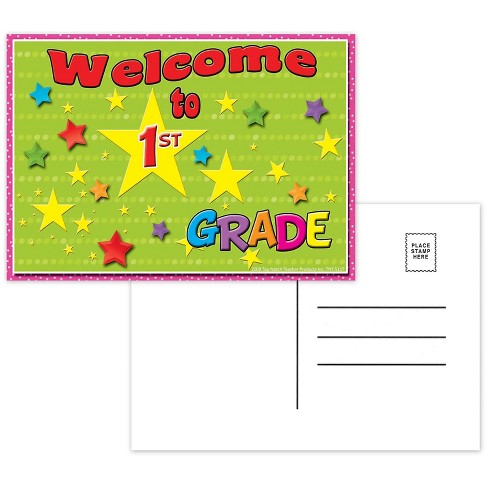 Rastløs korrekt markør Top Notch Teacher Products Top Notch Postcardswelcome To 1st Grade Top5117  : Target