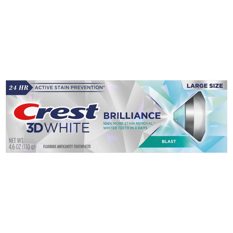 Crest 3D White Brilliance Blast Toothpaste - 4.6oz, 3 of 8