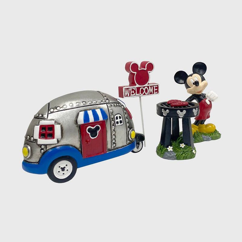 Disney 4pc Polyester/Stone Mickey Mouse Miniature Garden Set, 3 of 7