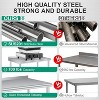 Acekool Stainless Steel Work Table with Backsplash & Wheels, Adjustable Under Shelf, 12x30/36/48in, for Kitchen, Restaurant, Laundry - 4 of 4