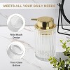 Ridstar Clear Glass Foam Hand Soap Dispenser Golden Pump for Bathroom - 3 of 4