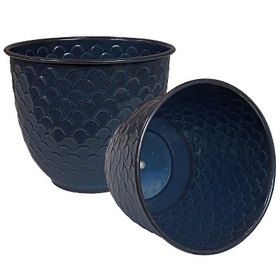 Sunnydaze Macetero de metal para exteriores Dinah - 12"